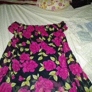 Tobi off the shoulder dress